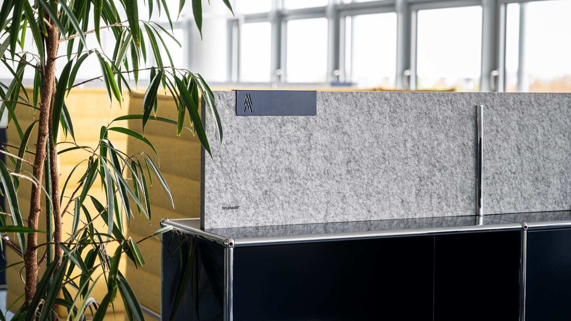 SYSBOARD QUICK USM Raumtrenner in den Verwaltungsbüros der Messe Leipzig