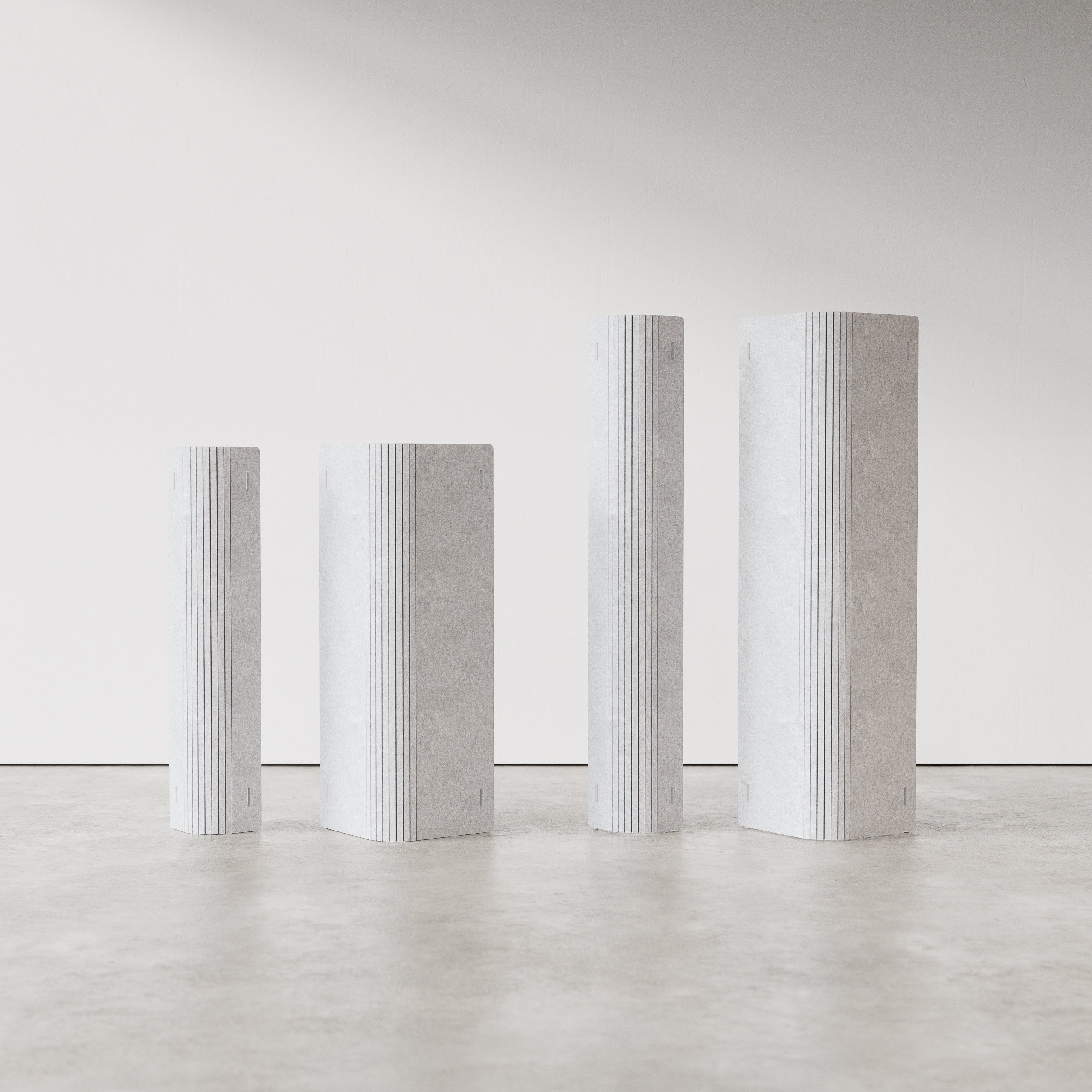 Akustikwand stufenlos einstellbar, Schreibtisch, Sichtschutz, Stellwand, Messe, Poster Session