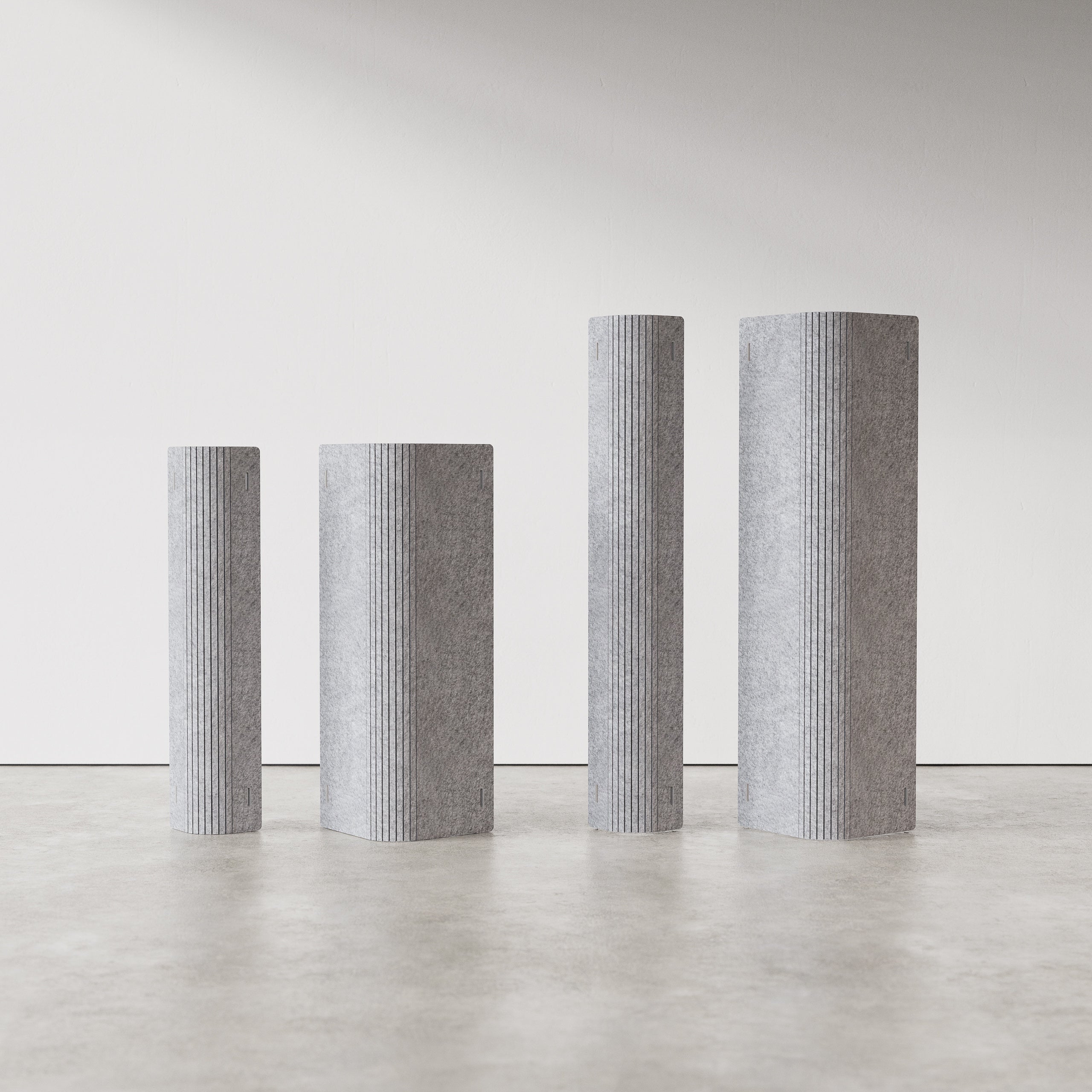 Akustikwand stufenlos einstellbar, Sichtschutz, Stellwand, Messe, Poster Session, öko, regional