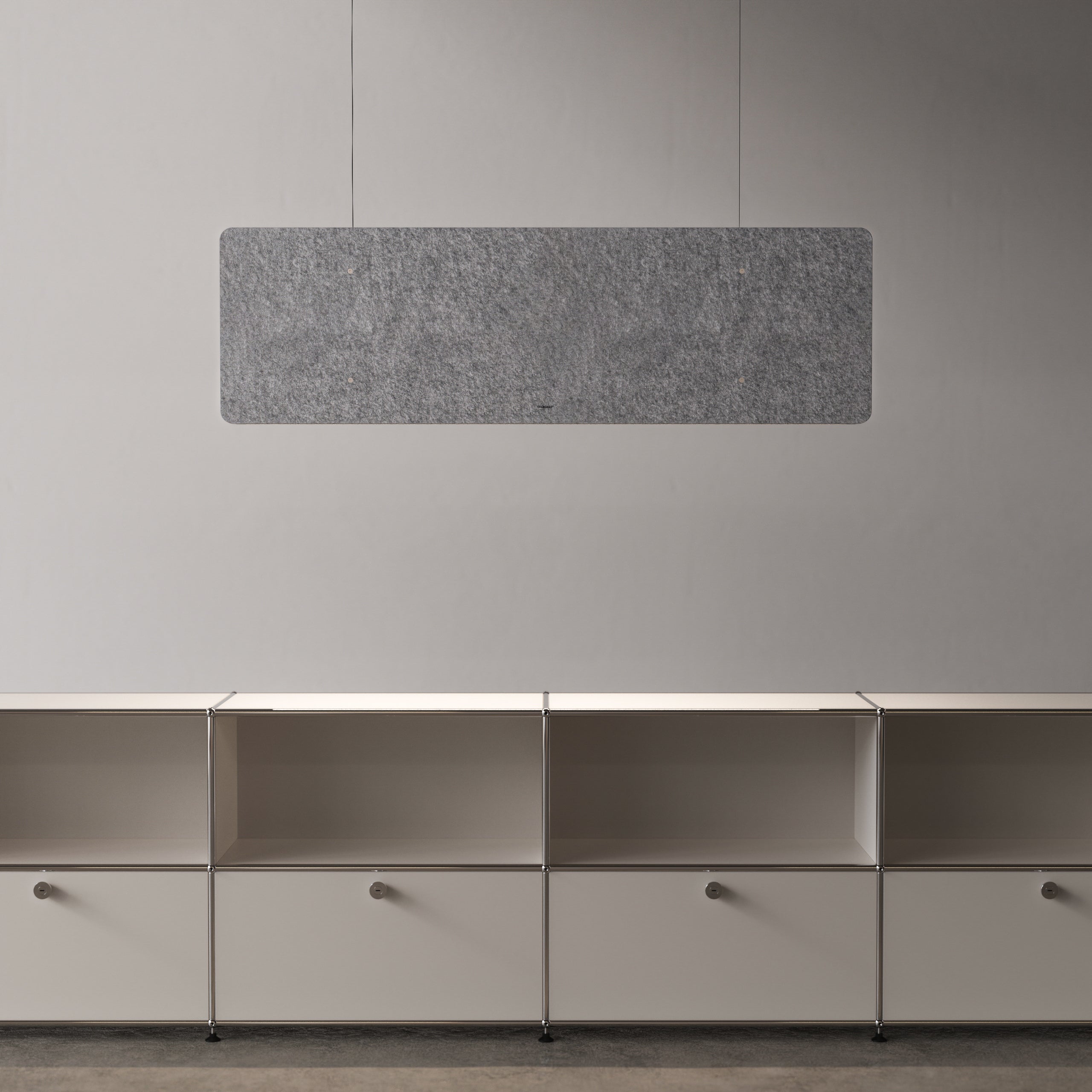 Pendelleuchte, Deckenlampe aus Akustikplatten, regional und nachhaltig, Büro, Office