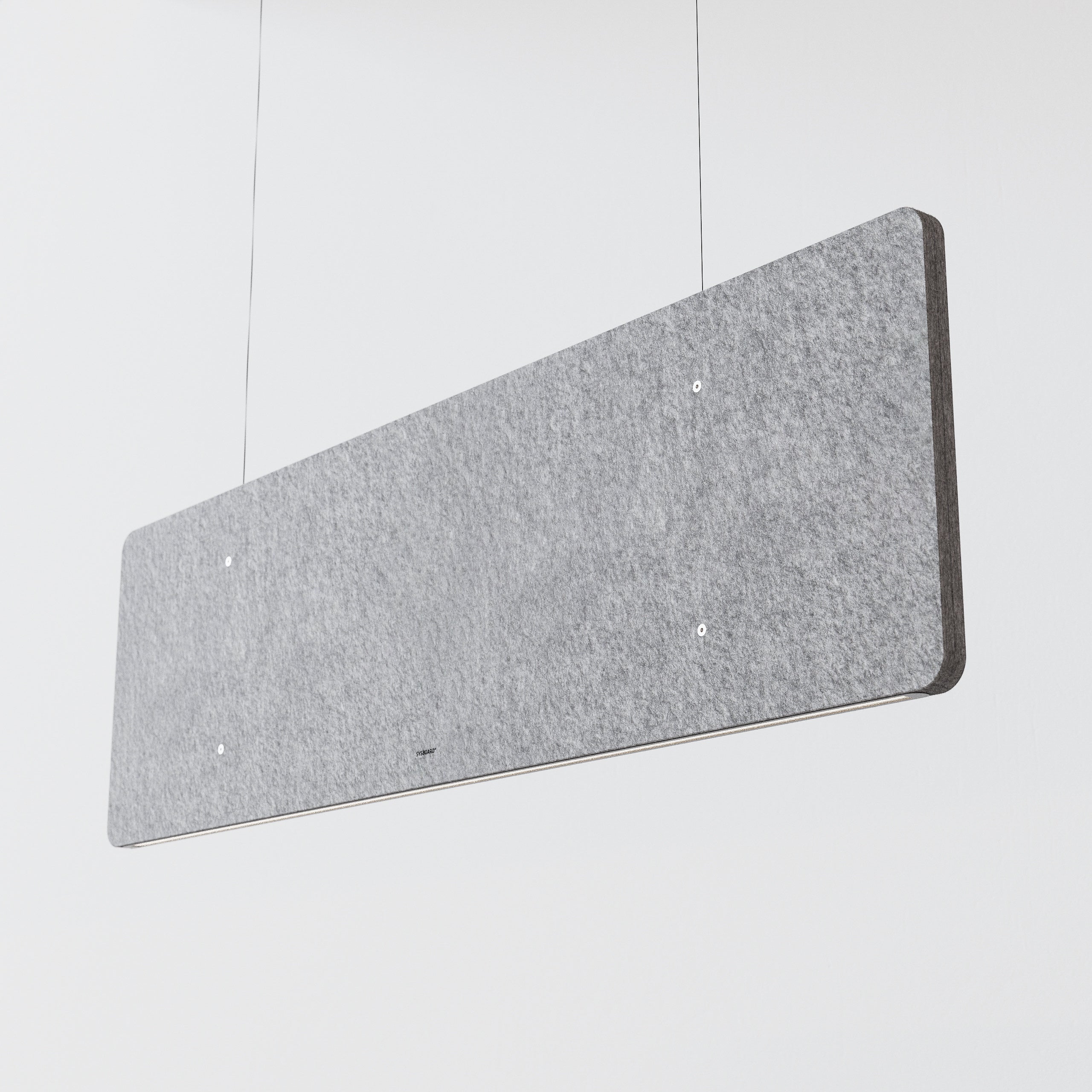 Pendelleuchte, Deckenlampe aus Akustikplatten, regional und nachhaltig, Büro, Esszimmer, weniger Hall