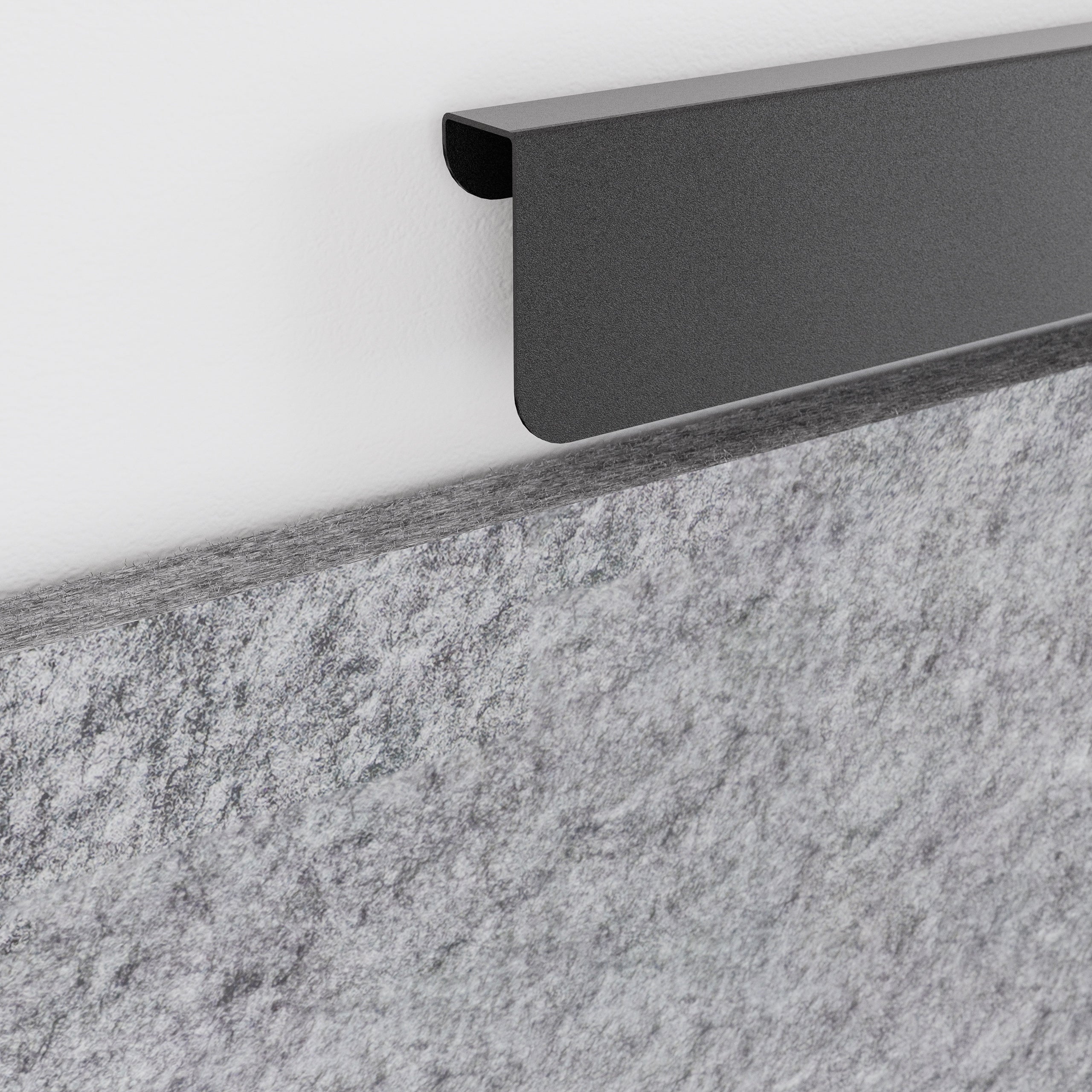 Magnetschiene als Ergänzung für Akustikflächen, Zubehör