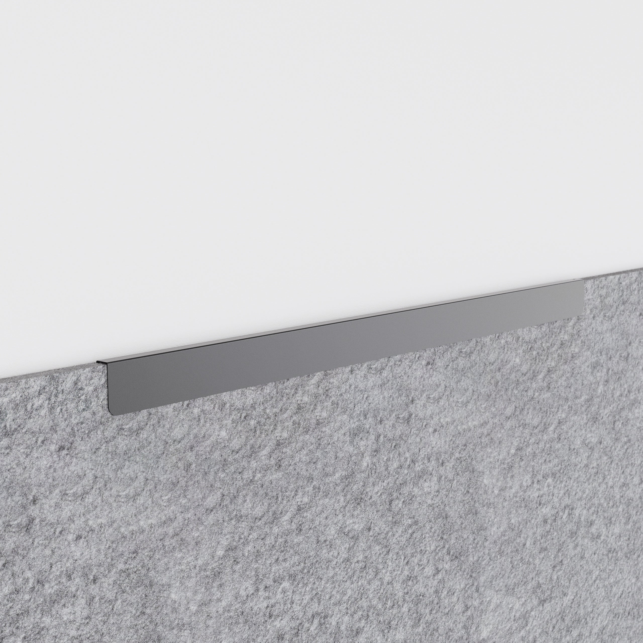 Magnetschiene als Ergänzung für Akustikflächen, Zubehör