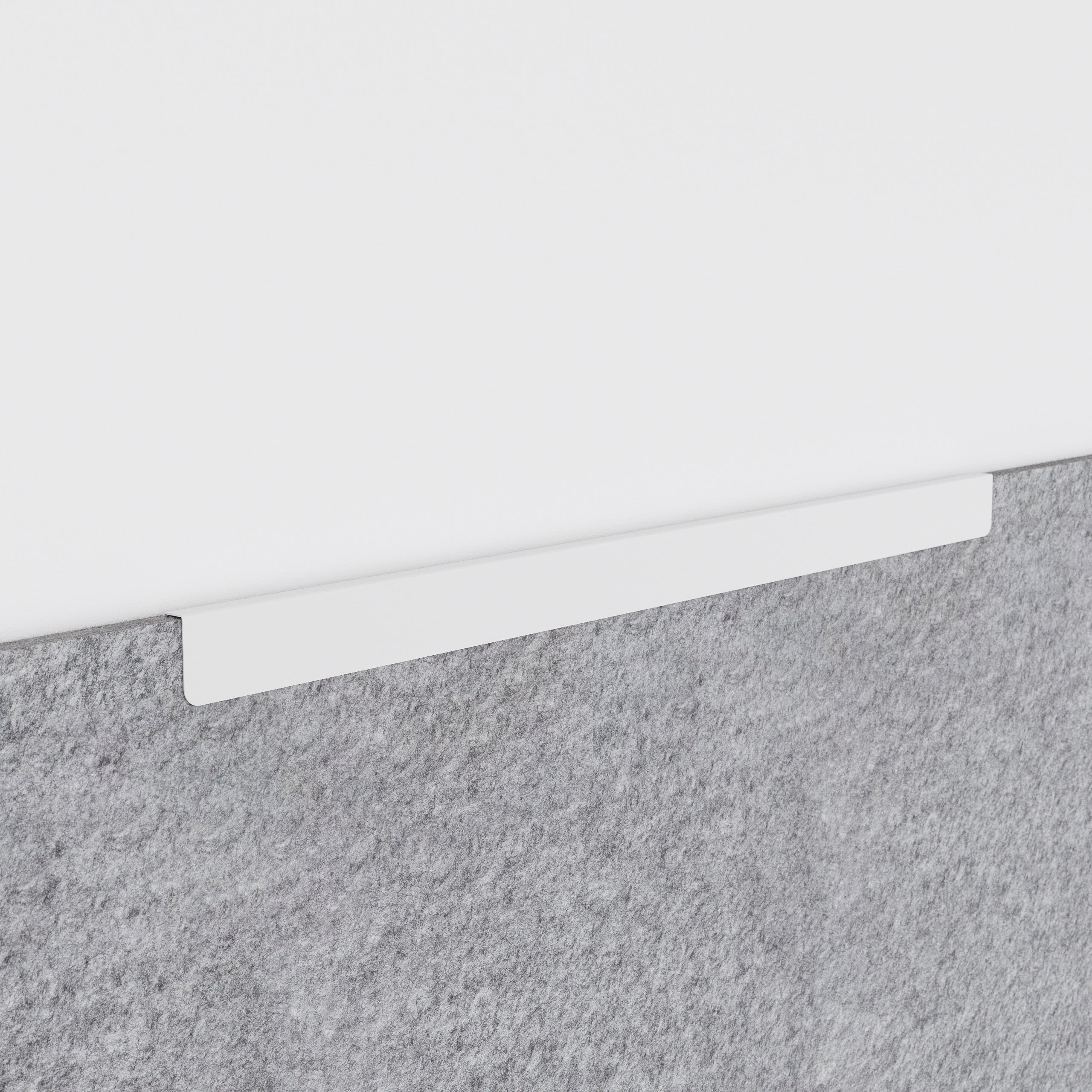 Magnetschiene als Ergänzung für Akustikflächen, Zubehör