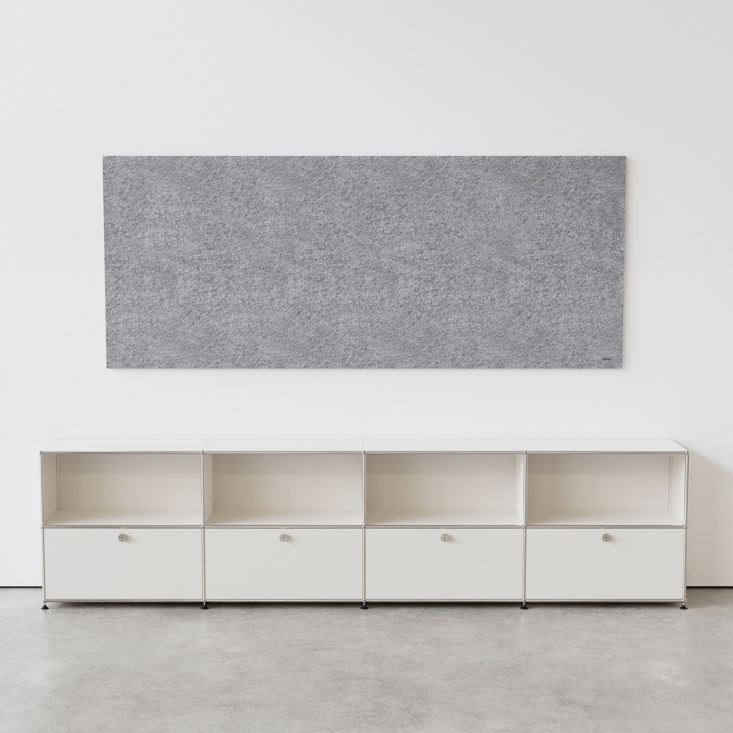 Akustisch wirksame Pinnwand für Büro, Großraumbüro, Meeting, ökologisch und regional